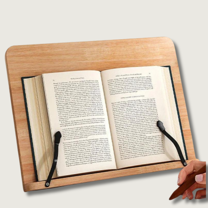 NaturalEase - Wooden Tablet Holder