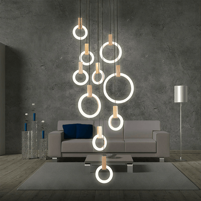 NatureLuxe - Wooden Chandelier for Elegant Illumination