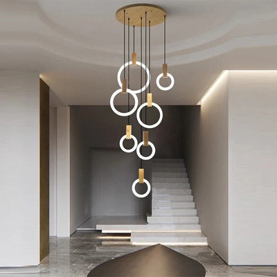 NatureLuxe - Wooden Chandelier for Elegant Illumination