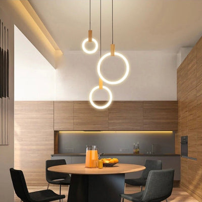 NatureLuxe - Wooden Chandelier for Elegant Illumination
