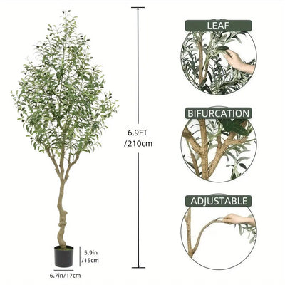 OlivaLeaf - Lifelike Olive Tree Decoration