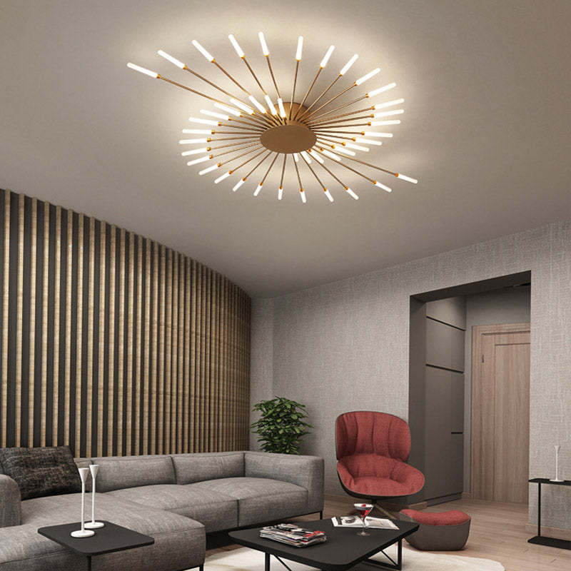 GlowHaven - Sleek Ceiling Lamp for Home Spaces