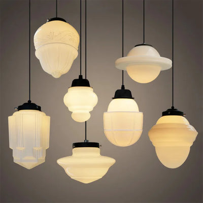 GlasLuxe - Retro Geometrische Pendellamp