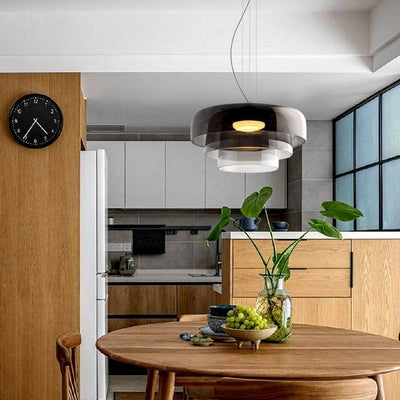 GlacialGlow - Nordic Glass Pendant Lamp
