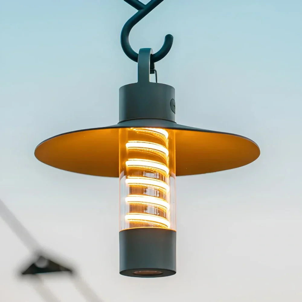 Portable Outdoor LED Light - 12-Hour Battery Life, Waterproof & Adjustable Brightness