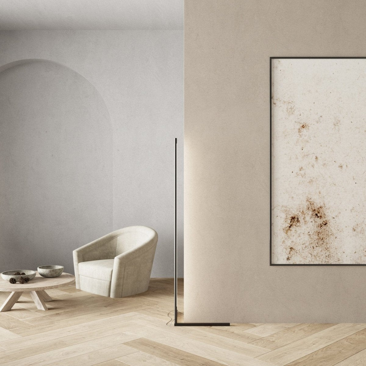 CubeLume – LED Floor Lamp with Wireless Remote