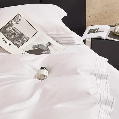 CrystalSilk - Egyptian Cotton Duvet Cover Set