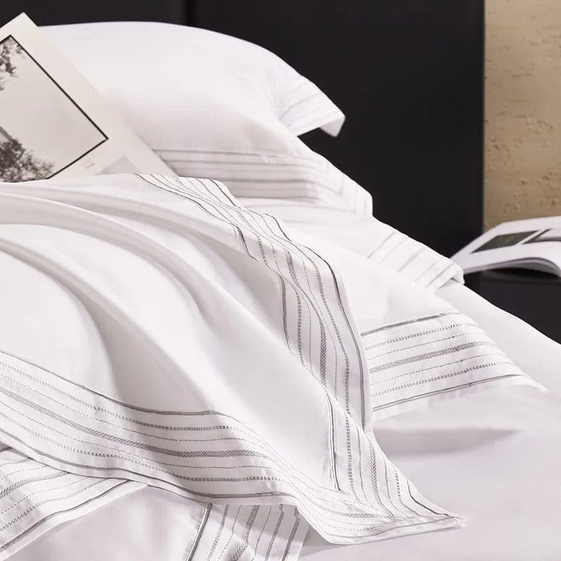 CrystalSilk - Egyptian Cotton Duvet Cover Set