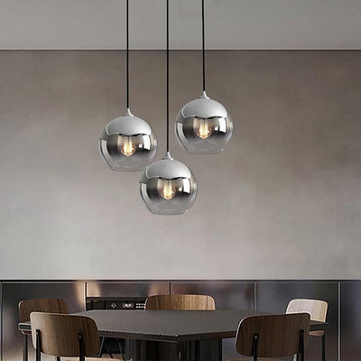 CrystalSphere - Elegant Glass Globe Ceiling Lamp