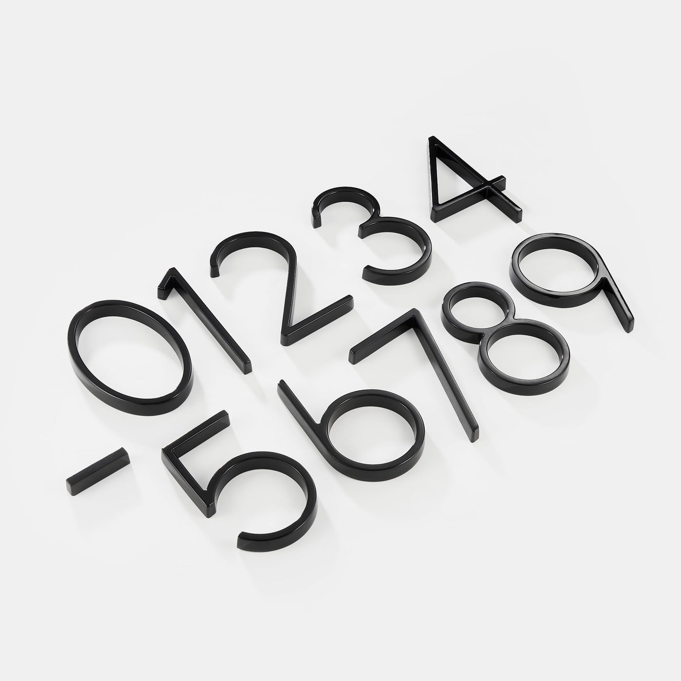 BlackSign - Contemporary Black House Numbers