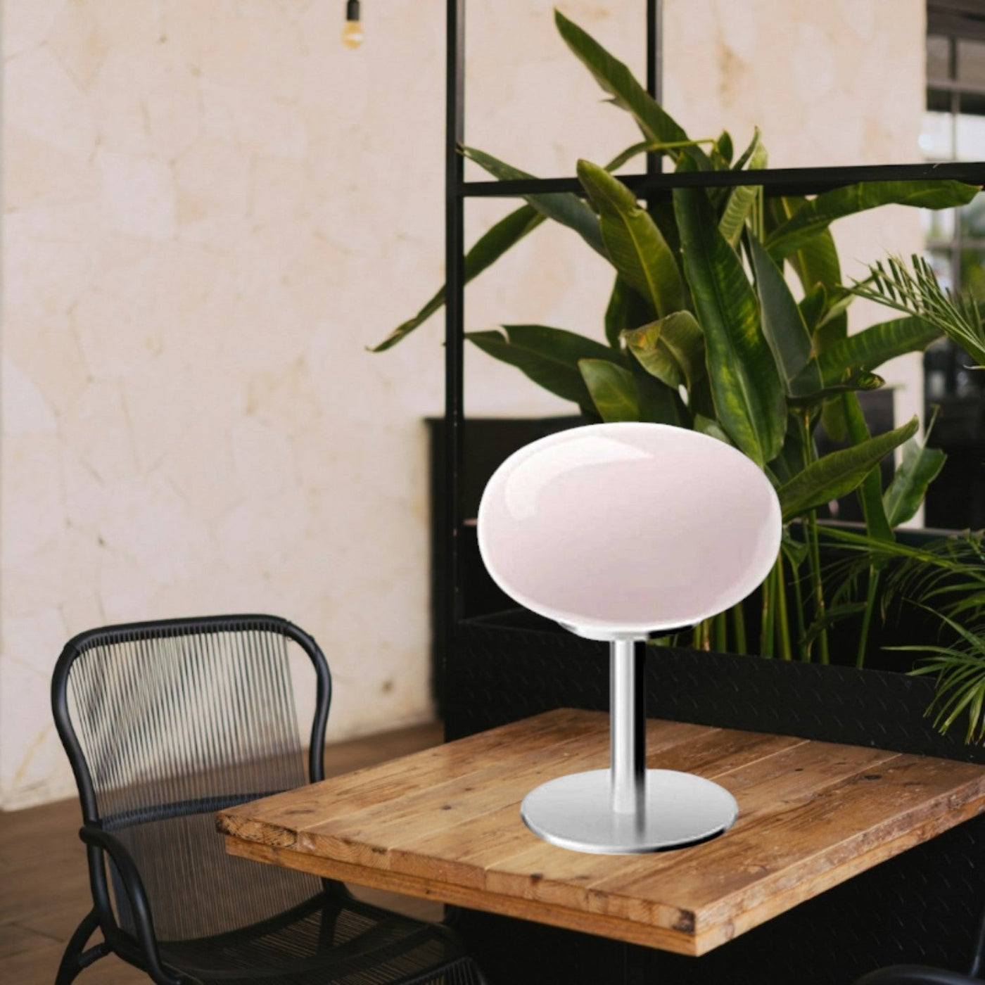 Italian Designer Glass Table Lamp