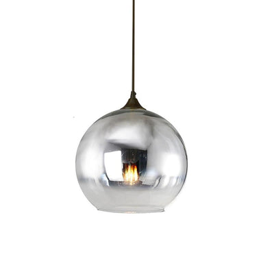 CrystalSphere - Elegant Glass Globe Ceiling Lamp