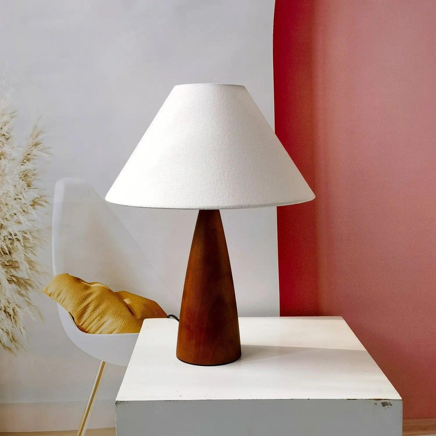 FusionGlow - Retro Solid Wood Lighting