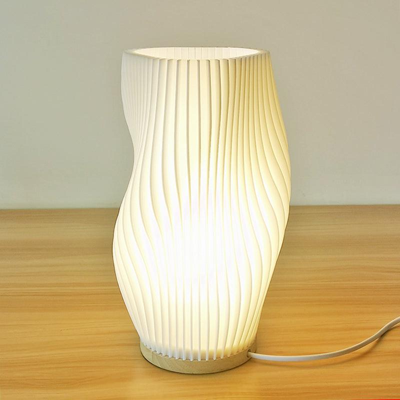 CharmAura - Sophisticated Cream Table Lamp