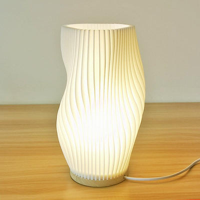CharmAura - Sophisticated Cream Table Lamp
