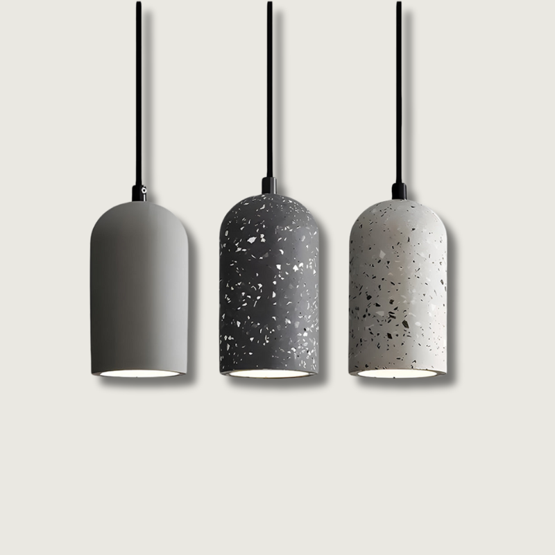 IronBeam - Forged Concrete Hanging Lamp