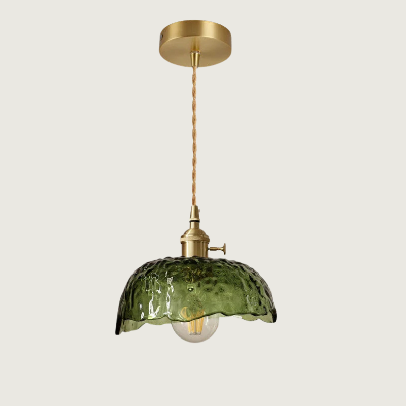 GlasTangle - Creatieve Messing Lamp