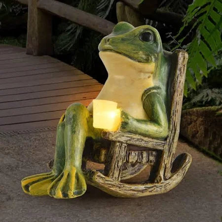 FrogShine - Solar Garden Lighting Sculpture