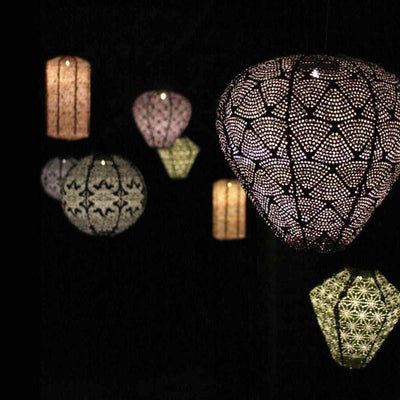 Outdoor Solar Lantern - Hot Air Balloon Design, Solar-Powered LED Light for Garden