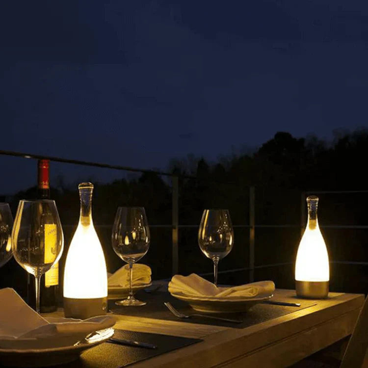 CorkGlow - Wine Bottle Table Lamp