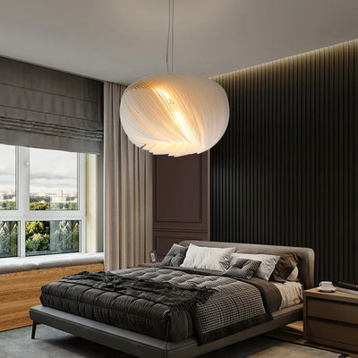 CrystalArc - Sleek Transparent Chandelier