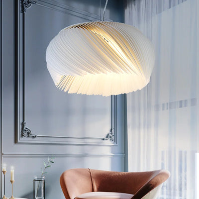 CrystalArc - Sleek Transparent Chandelier