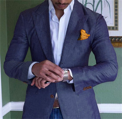 Men's Comfortable Linen Blazer Jacket