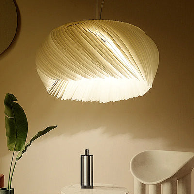 CrystalArc - Sleek Transparent Chandelier